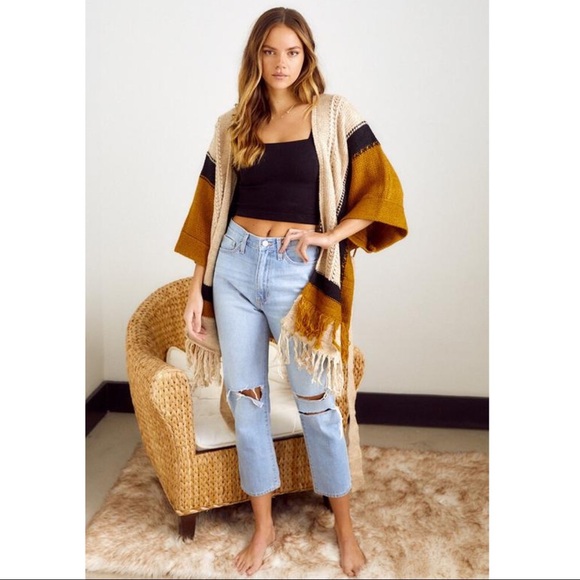 Fab'rik POPPY FRINGED CARDIGAN​ - Picture 3 of 3